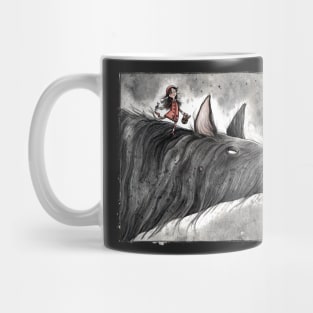 Little Red Riding Hood Meets The Wolf Mug